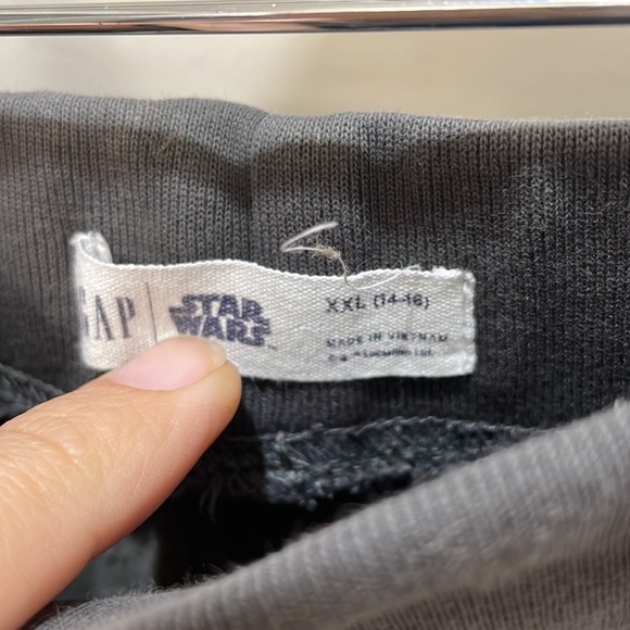 Star Wars Gap Boy’s Dark Gray Sweatpants Sz XXL EUC - Picture 2 of 3